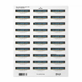 SMART Fett minimaler einfacher Typ Gold Aqua grau (Vorne)