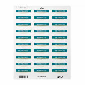 SMART Fett Minimaler einfacher Typ Gold aquamarin  (Vorne)