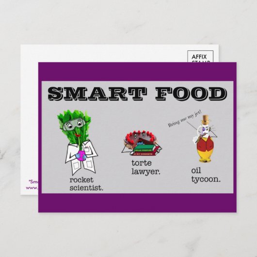 Smart Food: Postkarten (Vorne/Hinten)