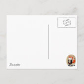 Smart Fox Postkarte (Rückseite)