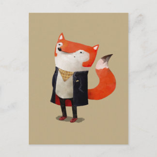 Smart Fox Postkarte
