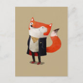 Smart Fox Postkarte (Vorderseite)