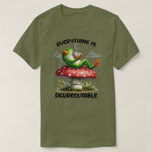Smart Frog Quote Grafischer T - Shirt - Figureouta (Design vorne)