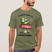 Smart Frog Quote Grafischer T - Shirt - Figureouta (Vorderseite)