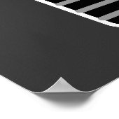 Smart Geek Robot Poster (Ecke)