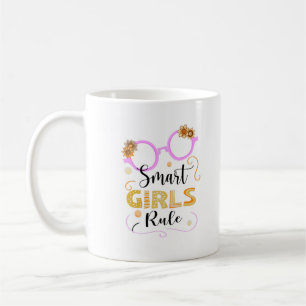 Smart Girls Rule, Feminism Girl Power Kaffeetasse