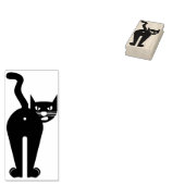 Smart Hintern Cat Art Briefmarke Gummistempel (Stempel)
