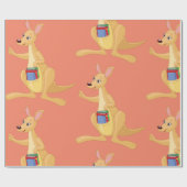 Smart Kangaroo Geschenkpapier (Flach)