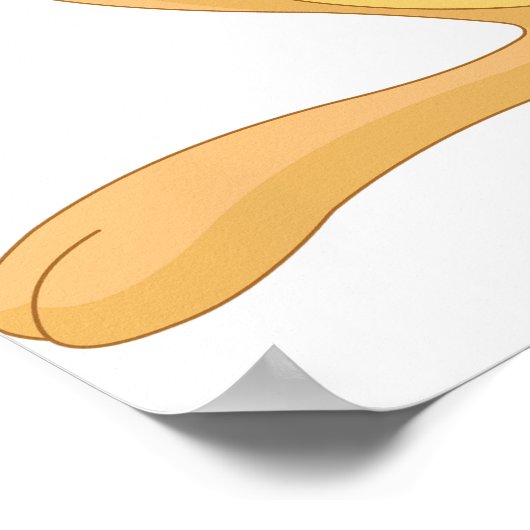 Smart Kangaroo Poster (Ecke)