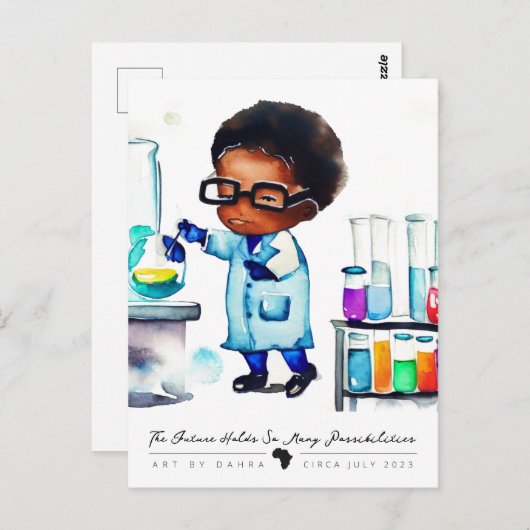 Smart Kid Postkarte (Vorne/Hinten)