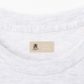 Smart Kitten with Glasses Personalized Neutral Etiketten (Befestigt)