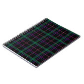 Smart Lila Green Tartan Notizblock (Linke Seite)