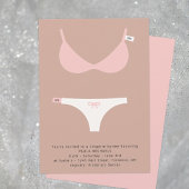 Smart Lingerie Bridal Soiree and Dusche Einladung