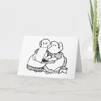 Smart-Logo-Grußkarte von Sunbonnet Karte