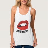 SMART MOUTH Ladys Funny T - Shirt (Vorderseite)