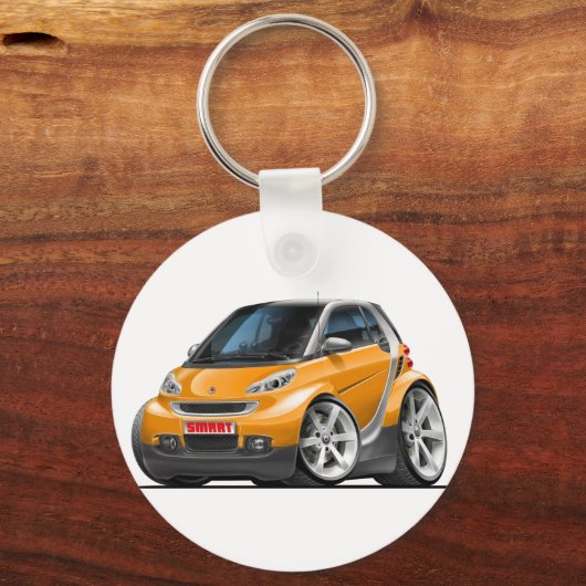 Smart Orange Car Schlüsselanhänger (Vorderseite)