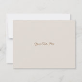 Smart Orange Shades Monochrome Indie Song Qr Code Einladung (Rückseite)