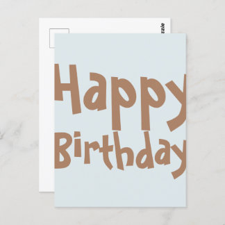 Smart Party Happy Birthday Card Postkarte