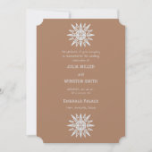 Smart Party Hochzeitskarte Einladung (Vorderseite)