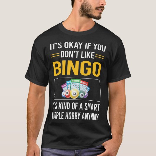Smart People Bingo T-Shirt (Vorderseite)
