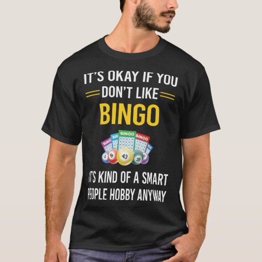 Smart People Bingo T-Shirt (Vorderseite)