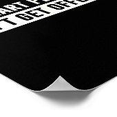 Smart People Don't Get Offended Sarcastic Saying  Poster (Ecke)