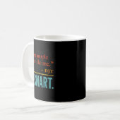 Smart People Don't Like Me Djt Be Smart Kaffeetasse (Vorderseite Links)