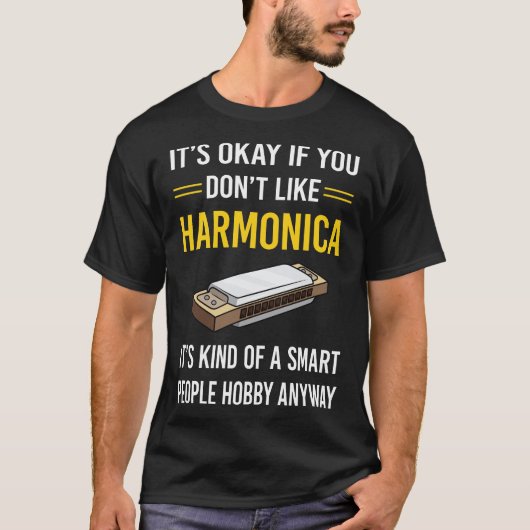 Smart People Harmonica Mundorgel T-Shirt (Vorderseite)