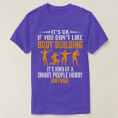 Smart People Hobby Body Gebäude Funny Workout Gif T-Shirt (Design vorne)