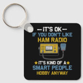 Smart People Hobby jedenfalls Ham Radio Operators Schlüsselanhänger (Vorderseite)