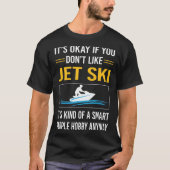 Smart People Jet Ski Ski Ski Ski Water Scooter Per T-Shirt (Vorderseite)