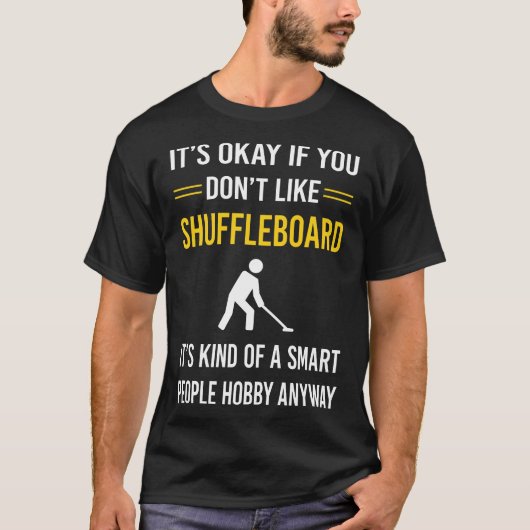 Smart People Shuffleboard T-Shirt (Vorderseite)
