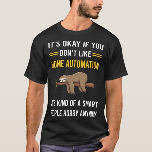 Smart People Zuhause Automation Smart House Leben T-Shirt (Vorderseite)