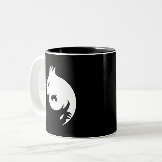 Smart Phoenix Zweifarbige Tasse (Vorderseite Links)