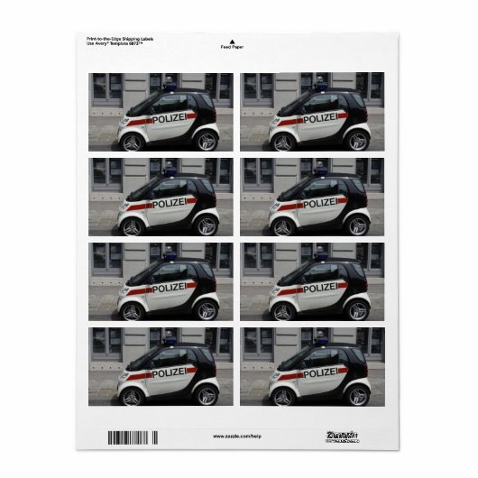 Smart Polizei Auto (Vorne)