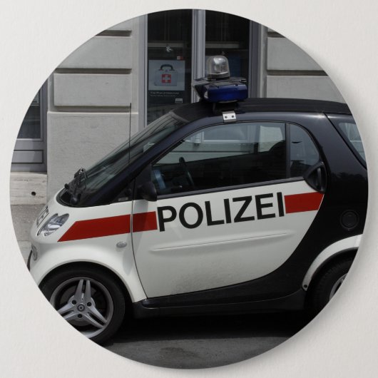 Smart Polizei Auto Button (Vorderseite)
