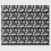 Smart Polizei Auto Geschenkpapier (Flach)