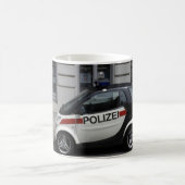 Smart Polizei Auto Kaffeetasse (Mittel)