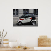 Smart Polizei Auto Poster (Küche)