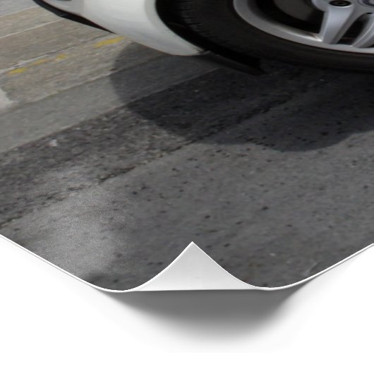 Smart Polizei Auto Poster (Ecke)