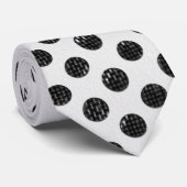 Smart polka dot mens Neck Tie Krawatte (Gerollt)