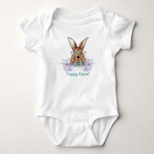 Smart Rabbit Custom Baby Jersey Bodysuit Strampler