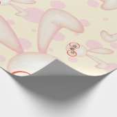 Smart Rabbit Girl Muster Geschenkpapier (Ecke)