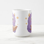 Smart Reading Monster Kids Mug — Purple Study Kaffeetasse (Mittel)
