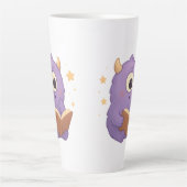 Smart Reading Monster Kids Mug — Purple Study Milchtasse (Vorderseite)