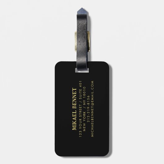 Smart reisen mit sicheren und dauerhaften Gepäckan Gepäckanhänger (Rückseite vertikal)