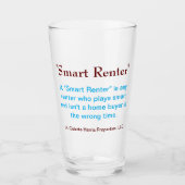 Smart Renter - Design 2 Glas (Vorderseite)