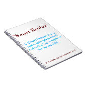 Smart Renter - Design 2 Notebook Notizblock (Rechte Seite)