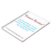 Smart Renter - Design 2 Notebook Notizblock (Linke Seite)