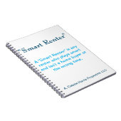Smart Renter - Design 3 Notebook Notizblock (Rechte Seite)